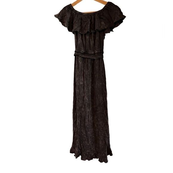 Chaser Gray Tie Dye Faux Wrap Belted Dress Sz M NWT - Picture 2 of 8